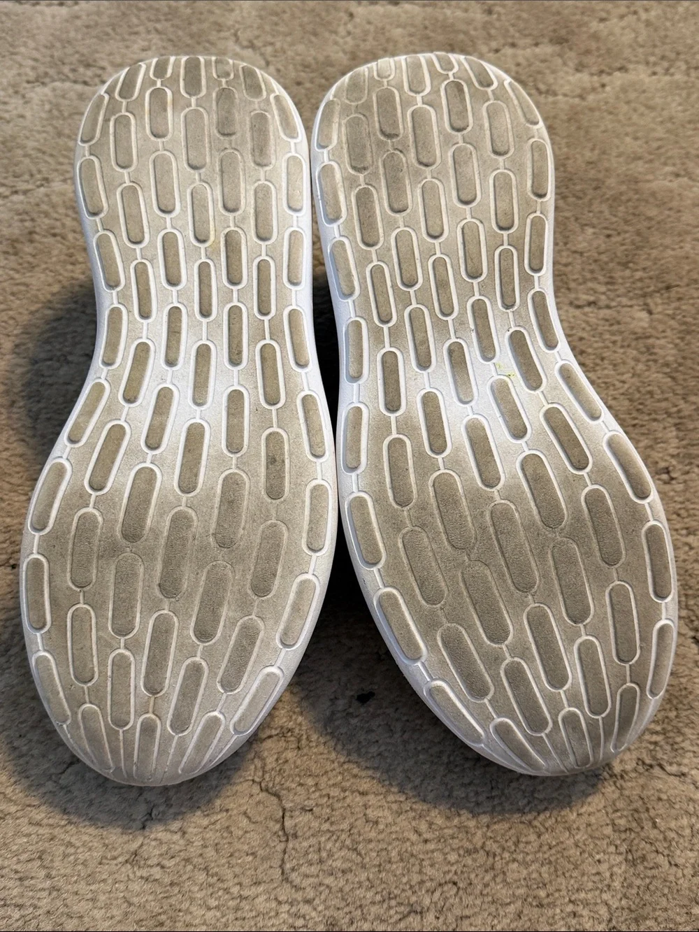 adidas Black Athletic Running Shoes with White Sole